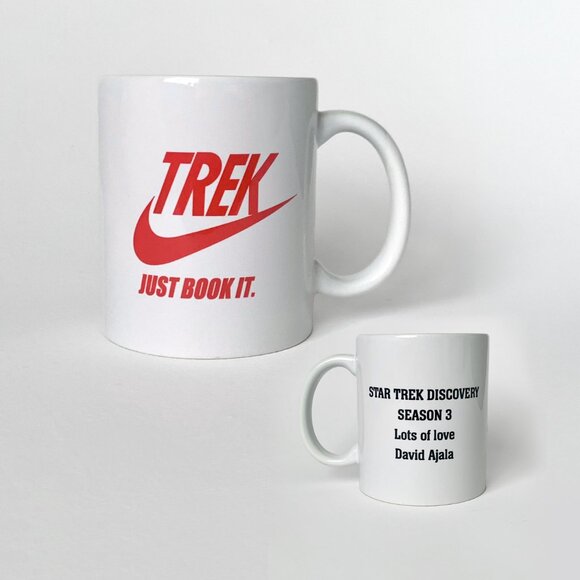Star Trek Discovery Just Book It Season 3 Ceramic Mug Cup David Ajala Booker - Picture 2 of 8